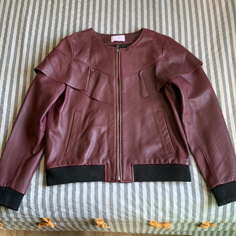 Parker Genuine leather bomber jacket